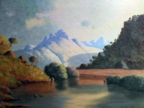 Robert  Pohl - River Landscape - A stunning painting from a legend artist! bid now!!